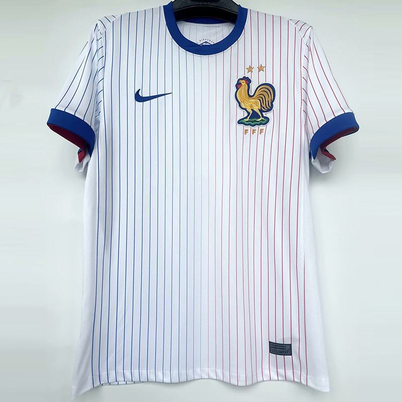 24-25 France Away 1:1 Fans Soccer Jersey