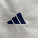 2024  Real Madrid White & Black Double Sided Windbreaker