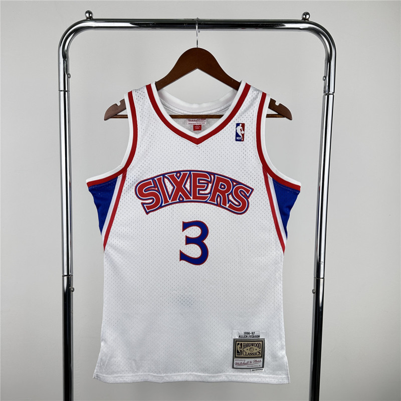 Mens Philadelphia 76ers Hardwood Classics 1996/97 Swingman Jersey