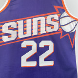23-24 SUNS AYTON #22 Purple Top Quality Hot Pressing NBA Jersey