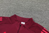 24-25 Bayern Deep Red Half Pull Tracksuit