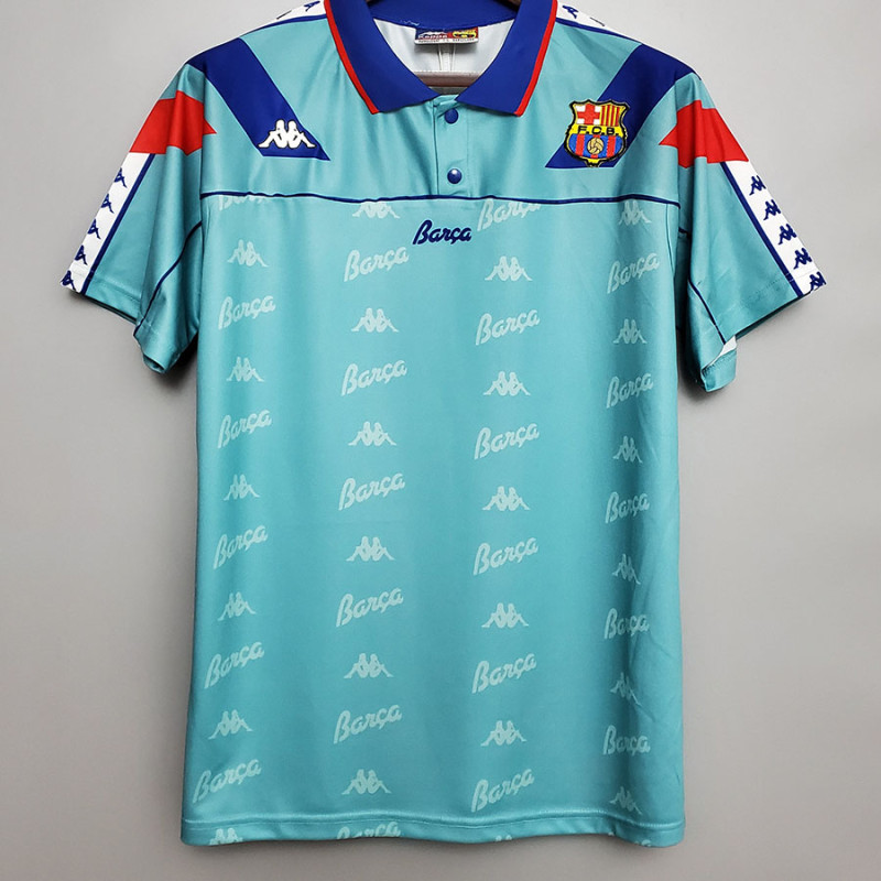 1992-1995 Mens Barcelona  Away Retro Soccer Jersey