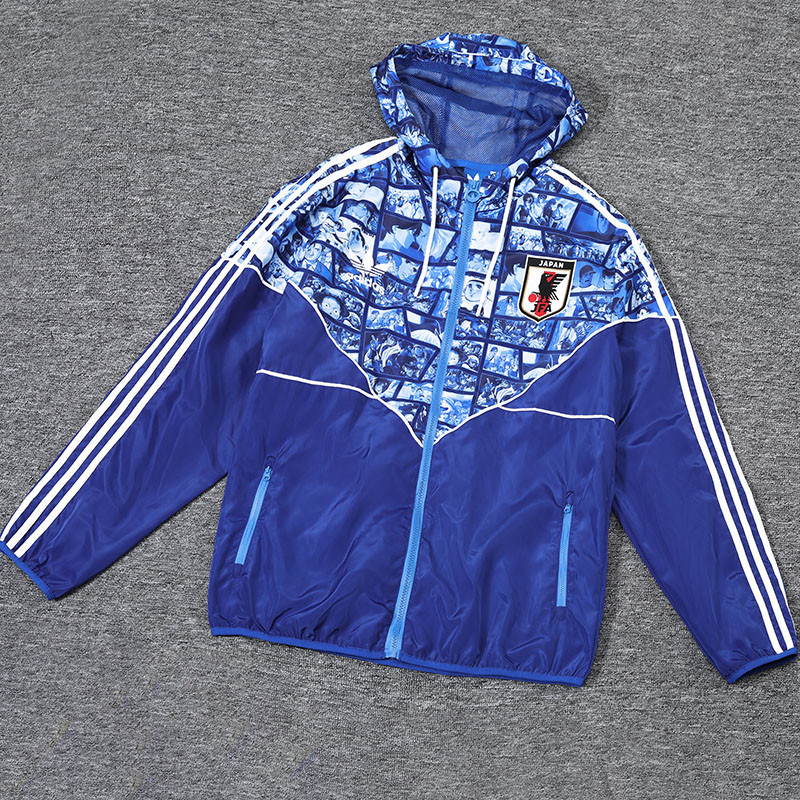 23-24 Japan Anime Edition Blue Windbreaker (High Quality)球员