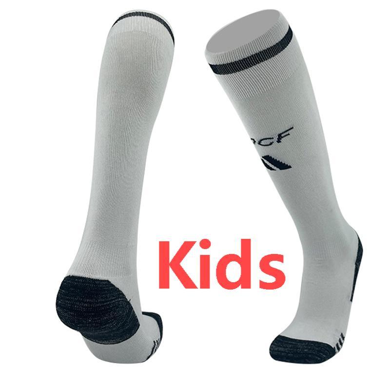 24-25  Real Madrid Home White Kids Socks