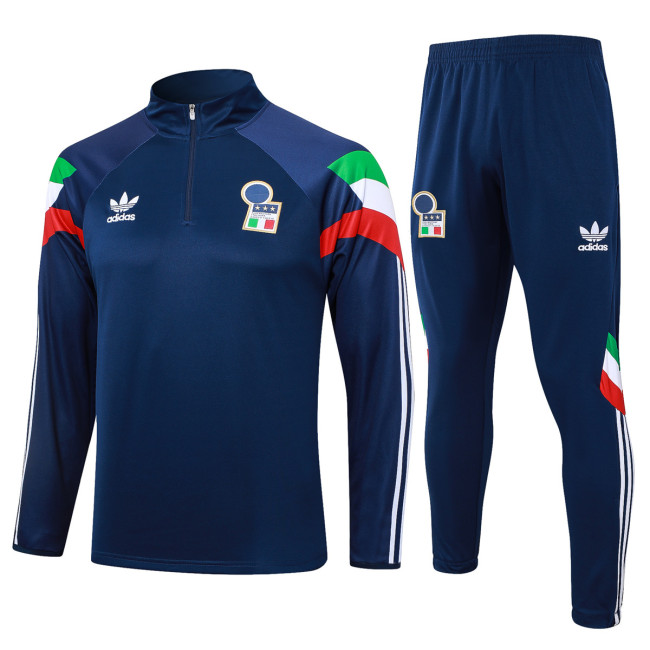 Mens Italy Jacket Training Suit Royal 2024