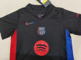 24-25 Barcelona Away Kids Soccer Jersey