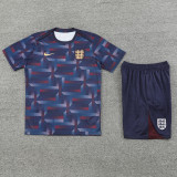 24-25 England Blue Training Short Suit