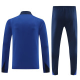 2024 NK Fancy Blue Half Pull Tracksuit
