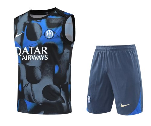 Mens Inter Milan Singlet Suit Grey 2024/25