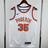 2017-2018 SUNS DURANT #35 White Retro Top Quality Hot Pressing NBA Jersey