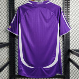 2006-2007  Real Madrid  Purple Retro Soccer Jersey
