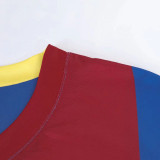 2006-2007 Mens Barcelona Home Long Sleeve Retro Soccer Jersey