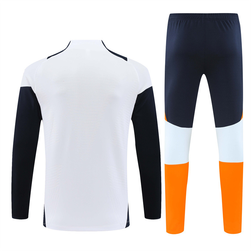 Mens Real Madrid Training Suit White 2024/25