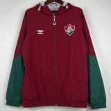 23-24 Fluminense Red Green Windbreaker