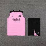 Mens PSG x Jordan Tank top and shorts suit Pink 2024/25