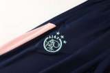 24-25 Ajax Royal blue Half Pull Tracksuit