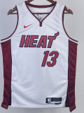 22-23 HEAT ADEBAYO #13 White Top Quality Hot Pressing NBA Jersey
