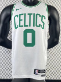 22-23 CELTICS TATUM #0 White Top Quality Hot Pressing NBA Jersey