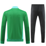 2024 AD Green Jacket Tracksuit #2307
