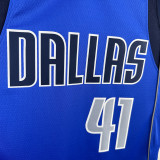 22-23 Dallas Mavericks NOWITZKI #41 Blue Home Top Quality Hot Pressing NBA Jersey