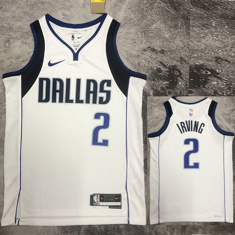 22-23 Dallas Mavericks IRVING #2 White Home Top Quality Hot Pressing NBA Jersey