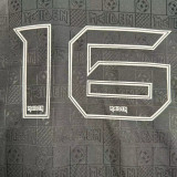 2016 West Ham Iron Maiden #16 Black Retro Soccer Jersey