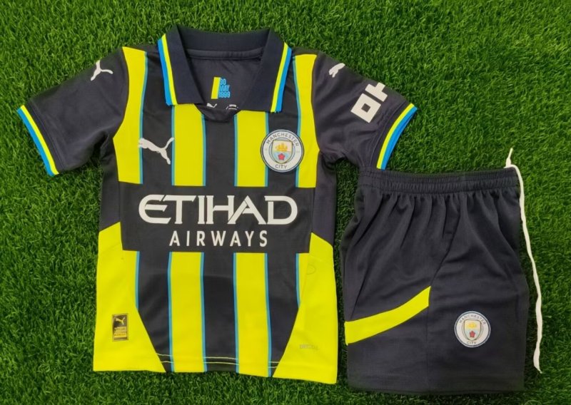 Kids Manchester City Away Jersey 2024/25