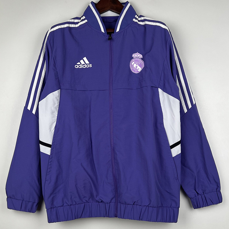23-24 Real Madrid Purple Windbreaker