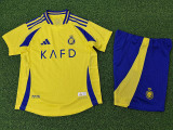 24-25 AL-Nassr Home Kids Player Version Soccer Jersey