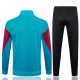 Mens PSG Jacket + Pants Training Suit Lake Blue 2024/25