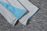 24-25  Atletico Madrid  Grey Half Pull Tracksuit