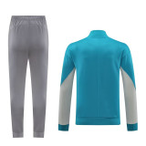 24-25  Atletico Madrid  Lake blue Jacket Tracksuit #01