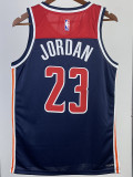 22-23 Wizards JORDAN #23 Royal Blue Top Quality Hot Pressing NBA Jersey (Trapeze Edition)