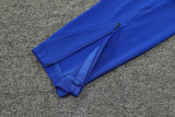 24-25 Mens Barcelona  Fancy blue Half Pull Tracksuit suit