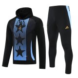 Mens Argentina Hoodie Sweatshirt + Pants Training Suit Black 2025