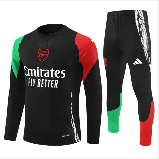 Kids Arsenal Training Suit Black 2024/25