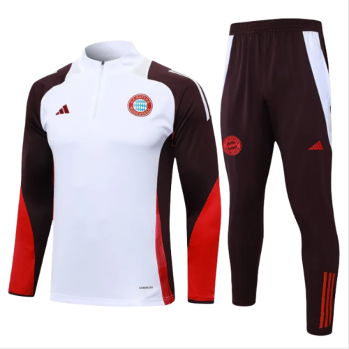 Kids Bayern Munich Training Suit White 2024/25