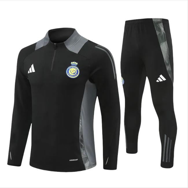 Kids Riyadh Al-Nassr Training Suit Black 2024/25
