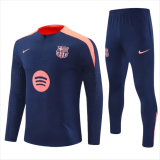 Kids Barcelona Training Suit Navy 2024/25
