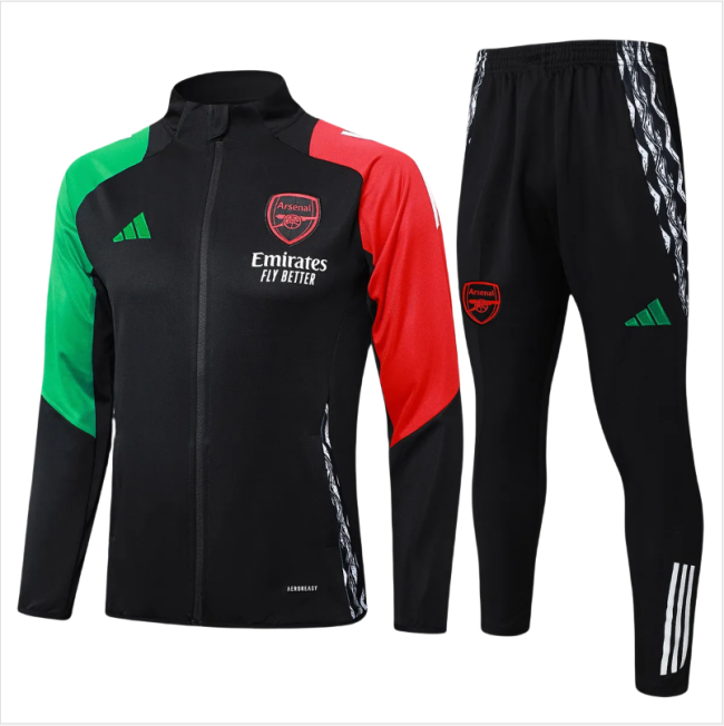 Kids Arsenal Jacket + Pants Training Suit Black 2024/25