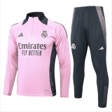 Kids Real Madrid Training Suit Pink 2024/25