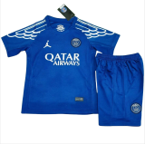 24-25 PSG Fourth Kids Soccer Jersey