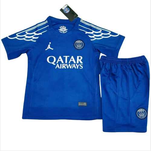 24-25 PSG Fourth Kids Soccer Jersey