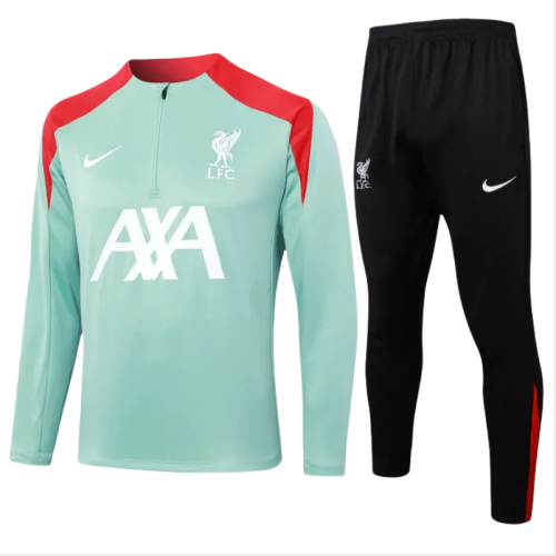 Kids Liverpool Training Suit Light Green 2024/25