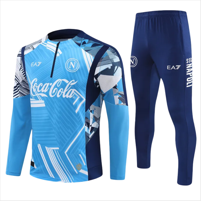 Kids Napoli Training Suit Blue 2024/25