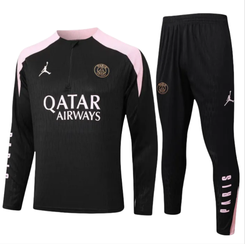 Kids PSG x Jordan Training Suit Black 2024/25