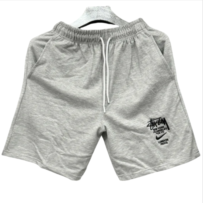 M15 Jordan Grey Pure Cotton Fabric Casual Short Pants