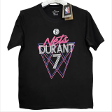 T166 BULLS DURANT #7 Black High Quality Casual T-Shirt