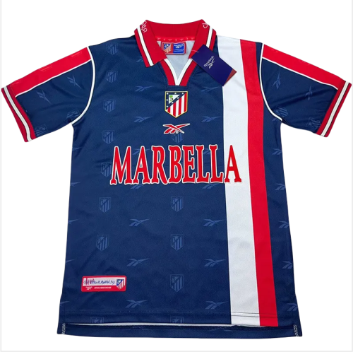 1998-1999  Atletico Madrid Away Retro Soccer Jersey