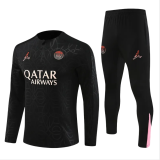 Kids PSG x Jordan Training Suit Black 2024/25